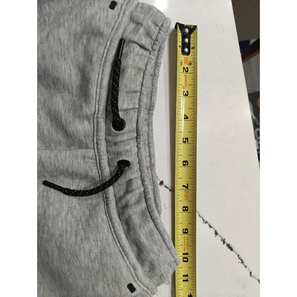 Nike Tech Gray Jogger Pants Boys Youth Small Cotton Pockets Elastic Waist